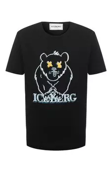 Хлопковая футболка Iceberg