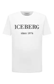 Хлопковая футболка Iceberg