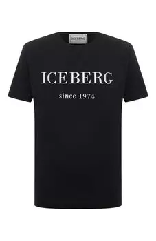 Хлопковая футболка Iceberg