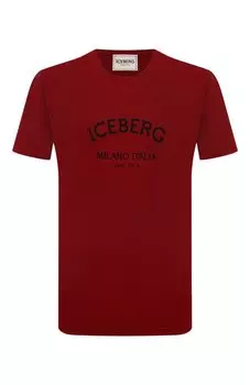 Хлопковая футболка Iceberg
