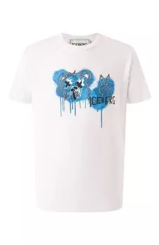 Хлопковая футболка Iceberg