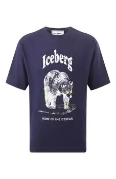 Хлопковая футболка Iceberg
