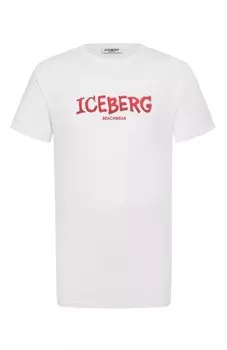 Хлопковая футболка Iceberg