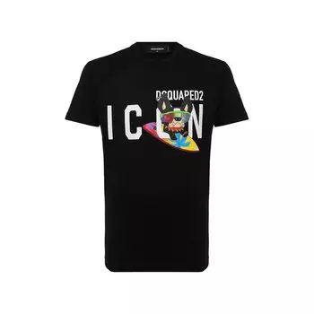 Хлопковая футболка Icon Dsquared2