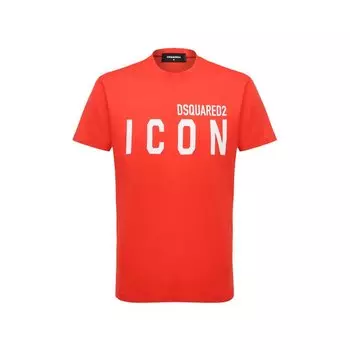 Хлопковая футболка Icon Dsquared2