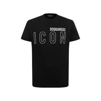 Хлопковая футболка Icon Dsquared2