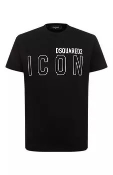 Хлопковая футболка Icon Dsquared2