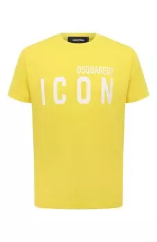 Хлопковая футболка Icon Dsquared2