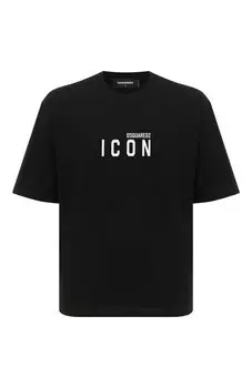 Хлопковая футболка Icon Dsquared2