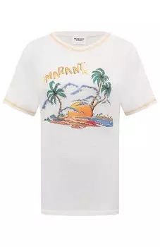 Хлопковая футболка Isabel Marant Etoile