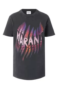 Хлопковая футболка Isabel Marant Etoile