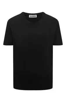 Хлопковая футболка Jil Sander