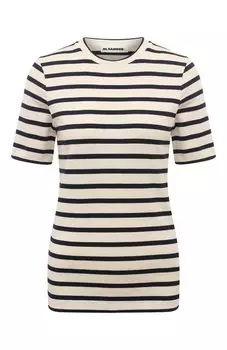 Хлопковая футболка Jil Sander