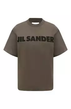 Хлопковая футболка Jil Sander
