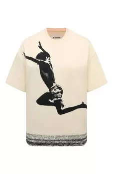 Хлопковая футболка Jil Sander