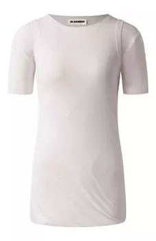 Хлопковая футболка Jil Sander