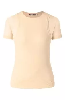 Хлопковая футболка Jil Sander