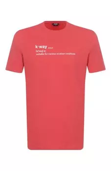 Хлопковая футболка K-Way