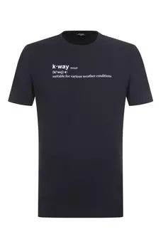 Хлопковая футболка K-Way