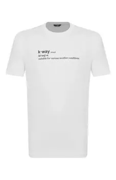 Хлопковая футболка K-Way