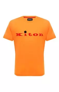 Хлопковая футболка Kiton