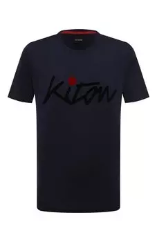 Хлопковая футболка Kiton