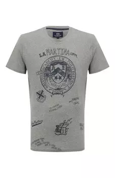 Хлопковая футболка La Martina