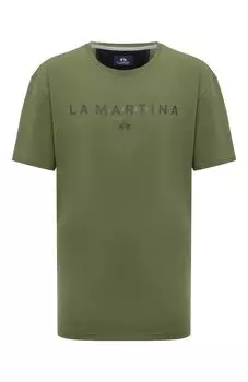 Хлопковая футболка La Martina