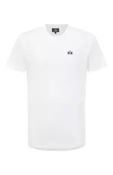 Хлопковая футболка La Martina