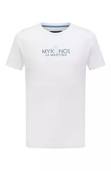 Хлопковая футболка La Martina