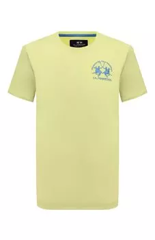 Хлопковая футболка La Martina