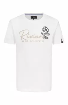 Хлопковая футболка La Martina