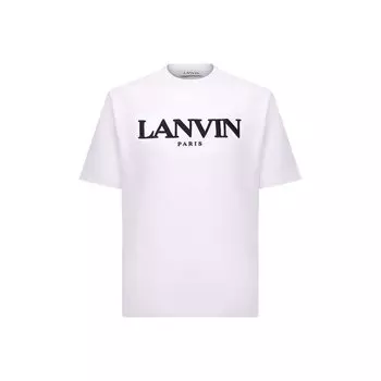 Хлопковая футболка Lanvin