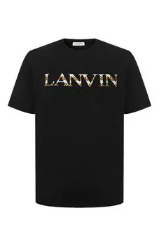 Хлопковая футболка Lanvin