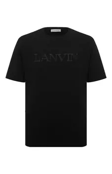 Хлопковая футболка Lanvin