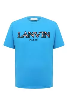 Хлопковая футболка Lanvin