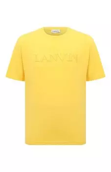 Хлопковая футболка Lanvin