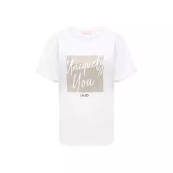 Хлопковая футболка Liu Jo