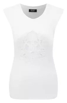 Хлопковая футболка Liu Jo