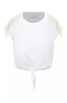 Хлопковая футболка Liu Jo