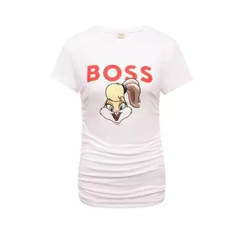 Хлопковая футболка Looney Tunes x Boss BOSS