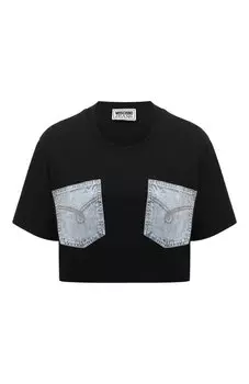 Хлопковая футболка M05CH1NO Jeans