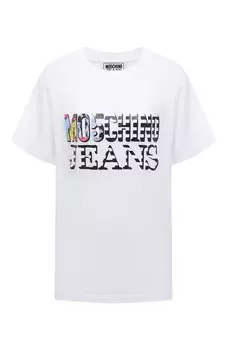 Хлопковая футболка M05CH1NO Jeans