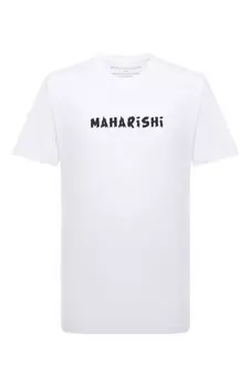 Хлопковая футболка Maharishi