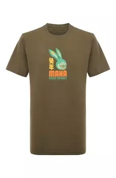 Хлопковая футболка Maharishi