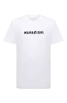 Хлопковая футболка Maharishi