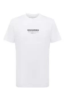 Хлопковая футболка Maharishi