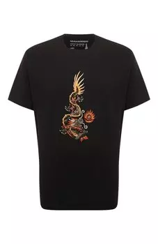 Хлопковая футболка Maharishi