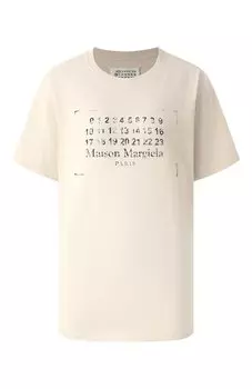 Хлопковая футболка Maison Margiela
