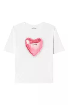 Хлопковая футболка MARC JACOBS (THE)